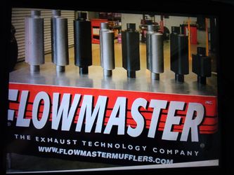 FLOWMASTER PERFORMANCE MUFFLER $260up Installed ELMOFLES