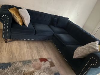 Tuffted couch