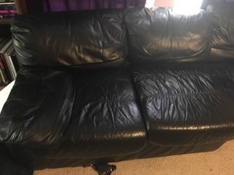 Couch leather sectional