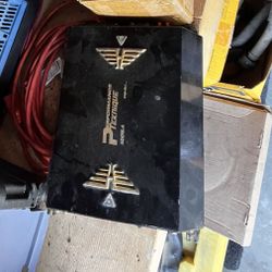 speakers and amplifier