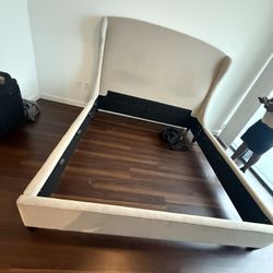 King Size Bed Frame With Mattress For Sale $350 OBO