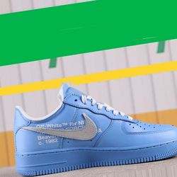 Nike Air Force 1 Low Off White Mca University Blue 44