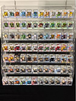 Bitty Pop lot of 84 with stand!
