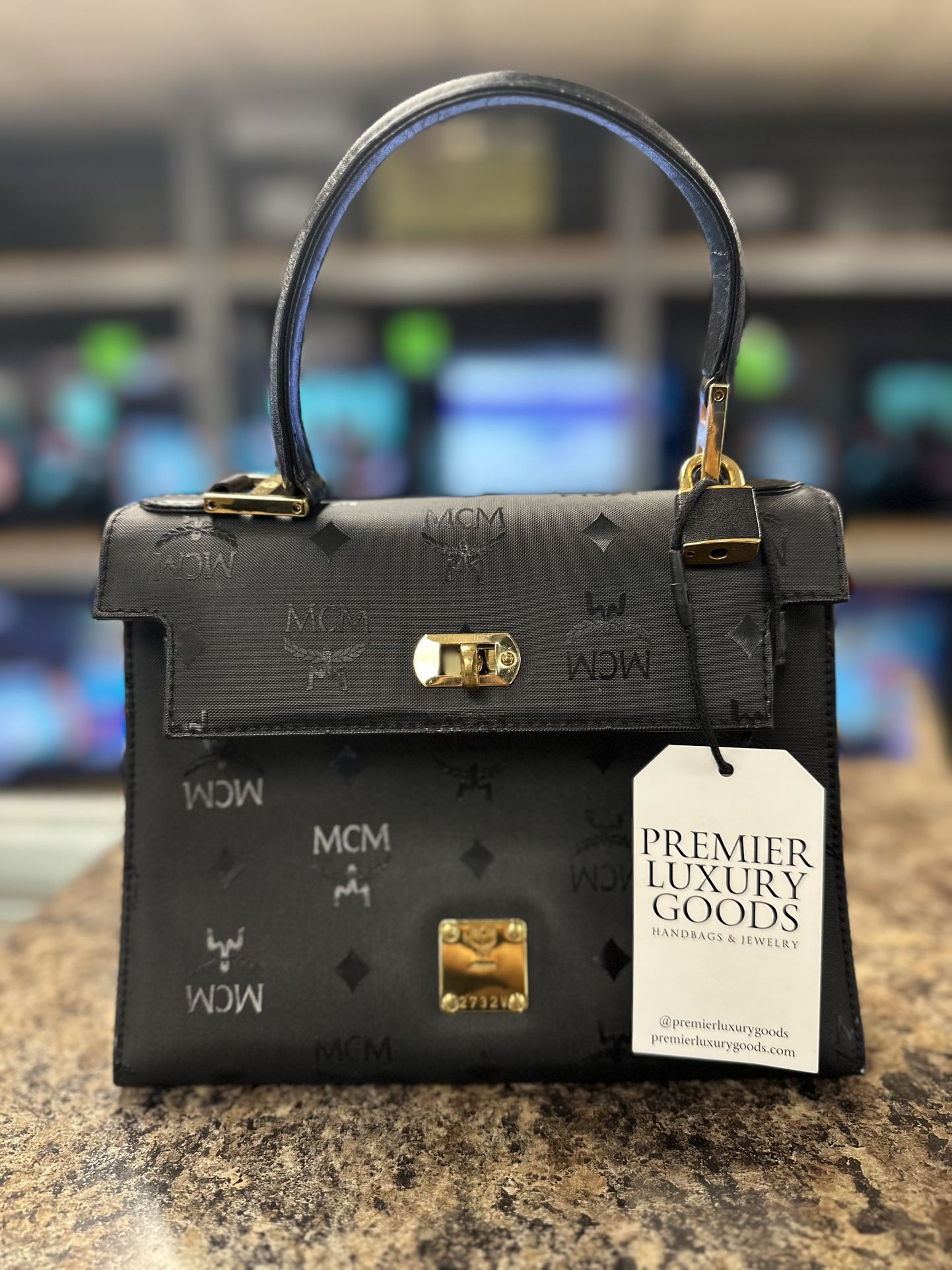 MCM purse Visetos Mini AUTHENTIC