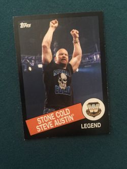 Stone cold Steve Austin card