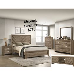 Queen Size 5 Pc Bedroom Set 💥