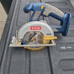 Ryobi P501 18V Blue Cordless Circular Saw