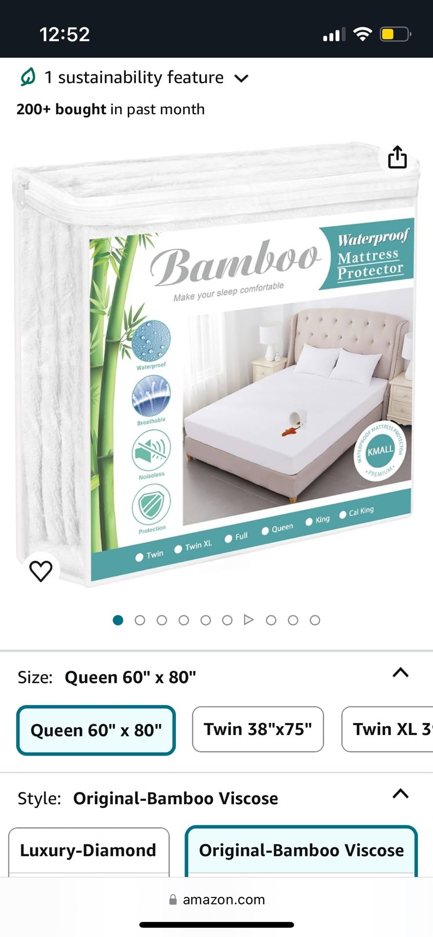 Queen Size Mattress Protector