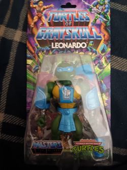 MOTU Turtles of Grayskull Leonardo (Wave 1) – TMNT x MOTU – NEW Sealed