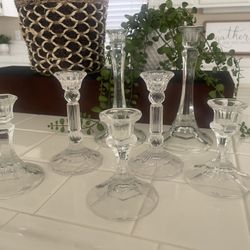 Crystal Candle Stick Holders (7)
