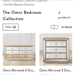 Omni z gallerie Dresser Nightstand 