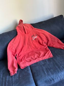 World Wide Serve Red Pullover Hoodie
