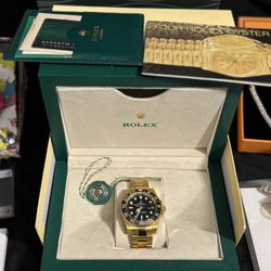 Yellow Gold Rollie With All Accessories