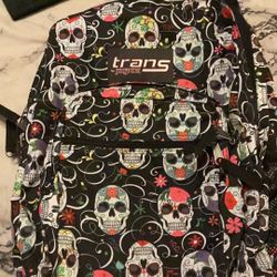 Jansport Backpack-skulls 