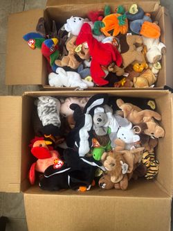 132 beanie babies
