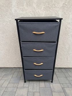 4-drawer fabric storage dresser