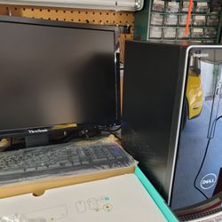 DELL 3668 Like NEW I5-7400 w/monitor + More