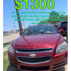 2012 Chevy Malibu No Credit Application 