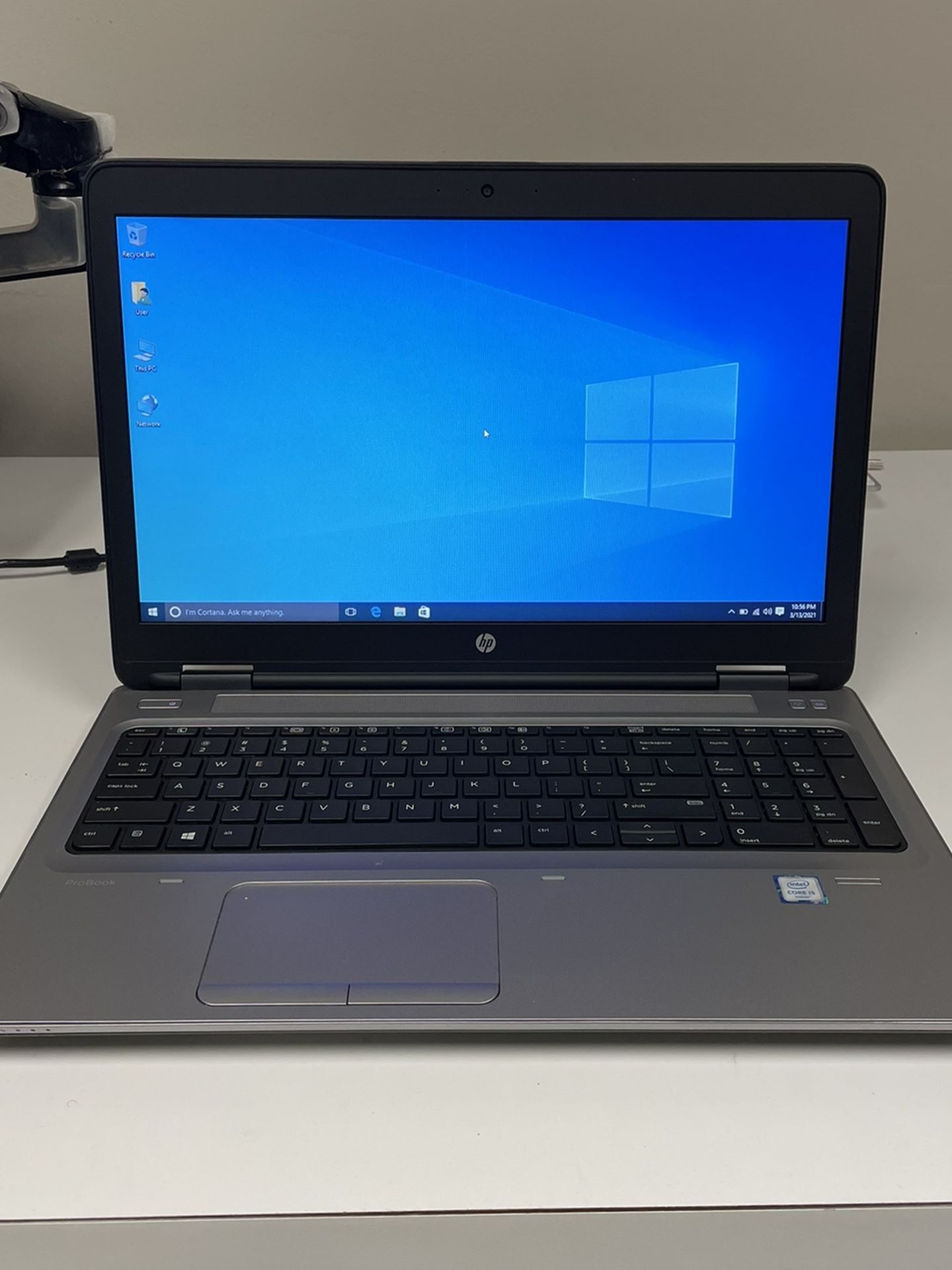 HP ProBook 650 G2 15” Laptop 2.40ghz Core i5-6200U 16GB RAM 256gb SSD Windows 10 Pro Webcam WiFi