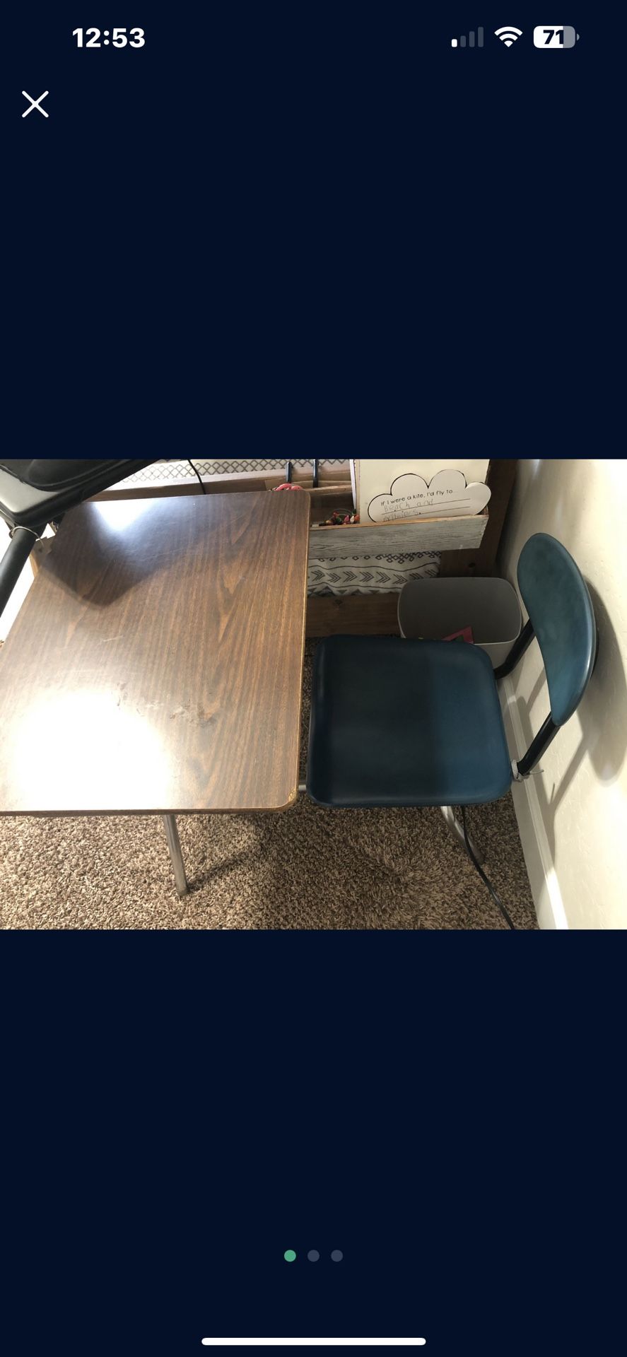 Child’s Vintage School Desk