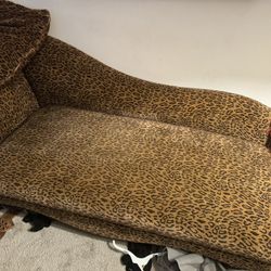 Leopard Chase Sofa Couch 