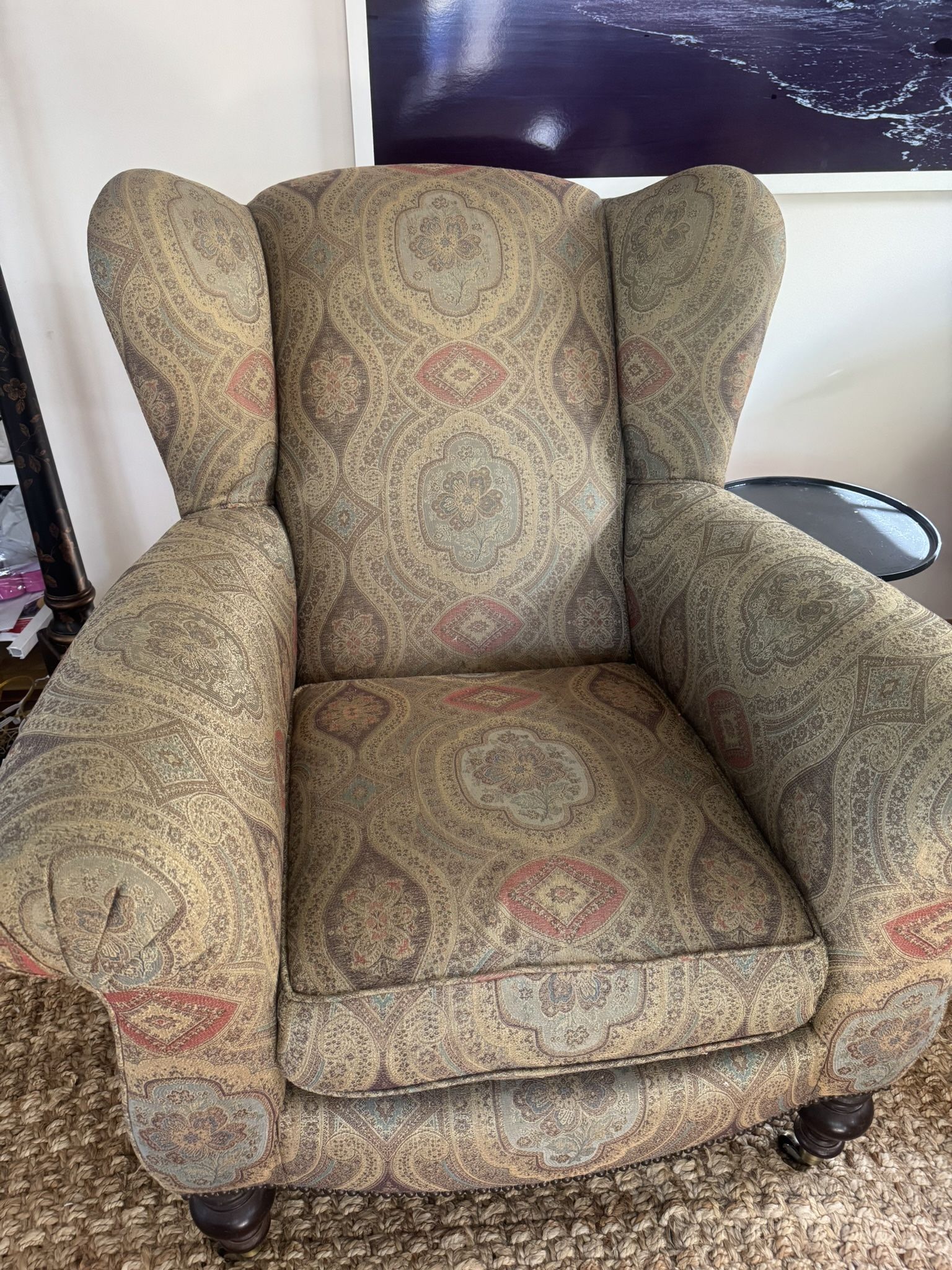 Free Large Cozy Wing Back Chairs