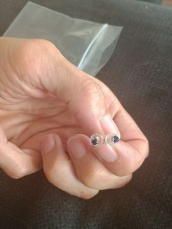 925 moissanite earrings
