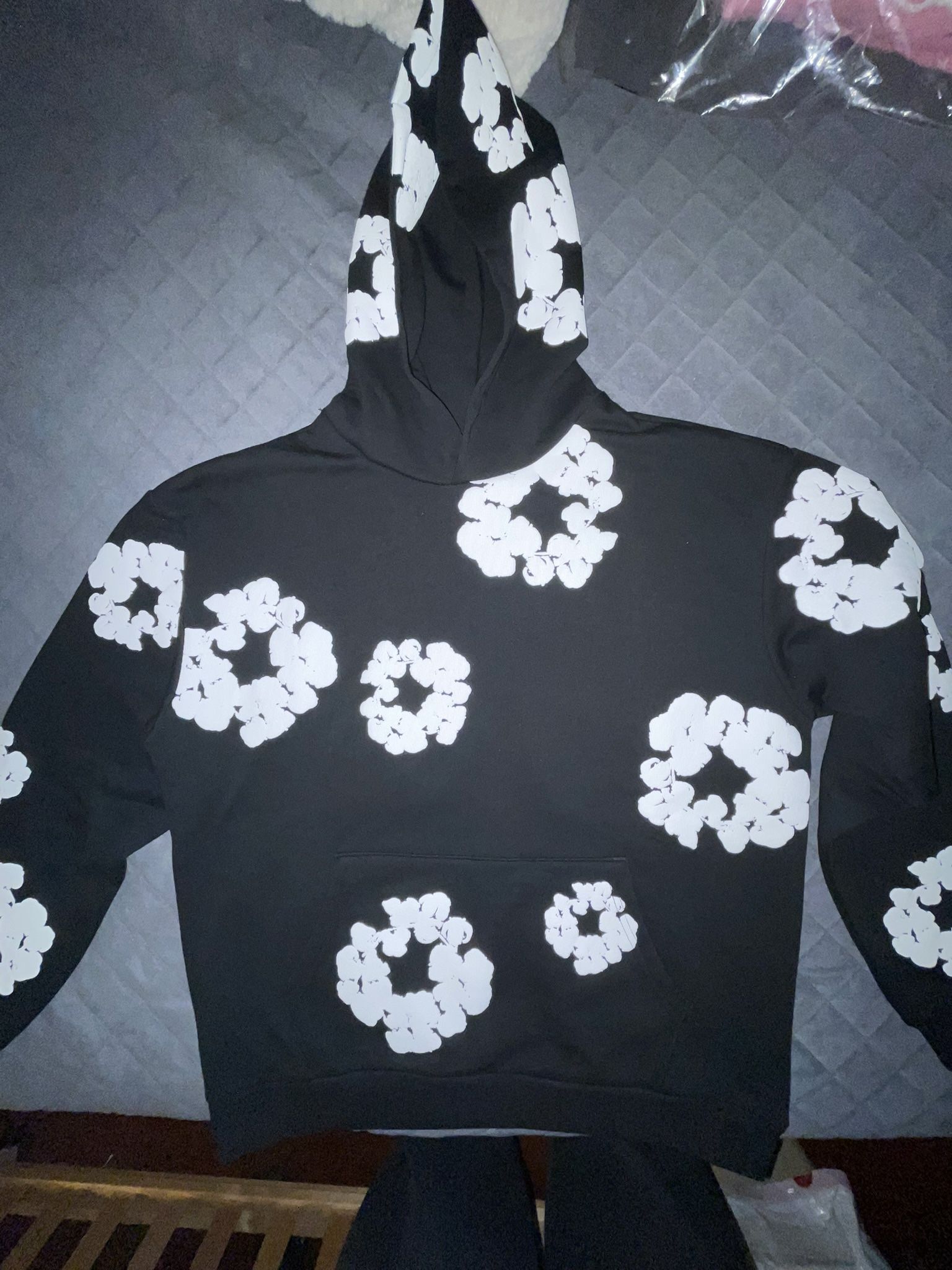 Black Denim Tear hoodie