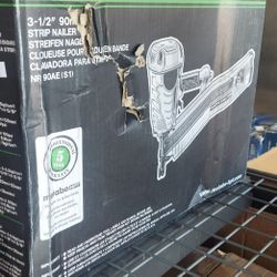 Metabo HPT 3-1/2-in 30 -Degree Pneumatic Clip head/Roundhead Framing Nailer $170