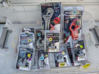 Pipe cutters Ridgid various prices