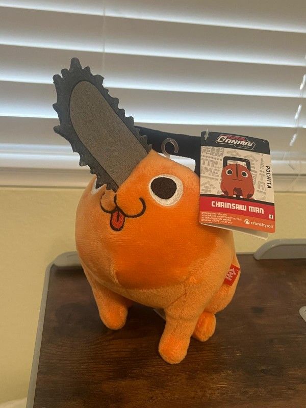 Chainsaw Man Pochita Plushie Small 11x4 Japan Plush Toy Doll