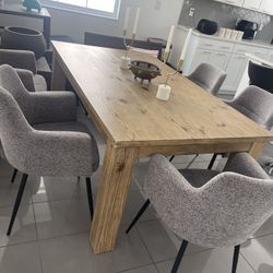 Dinning Table And Chairs