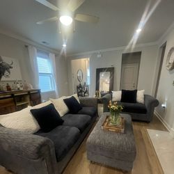 Couch, Chair and Ottoman Oversized 