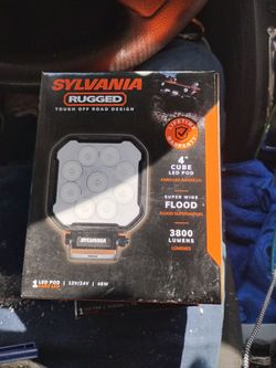 Sylvania Rugged 4" Cube LED Pod Flood Light