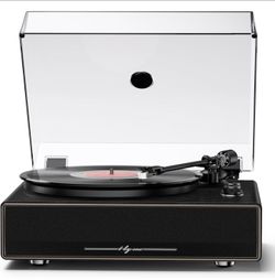 1 BY ONE High Fidelity All-in-One Record Player, Vinyl Turntable
Built-in Speakers, Magnetic AT-3600L Cartridge, RCA Output, Belt Drive, Bluetooth Inp