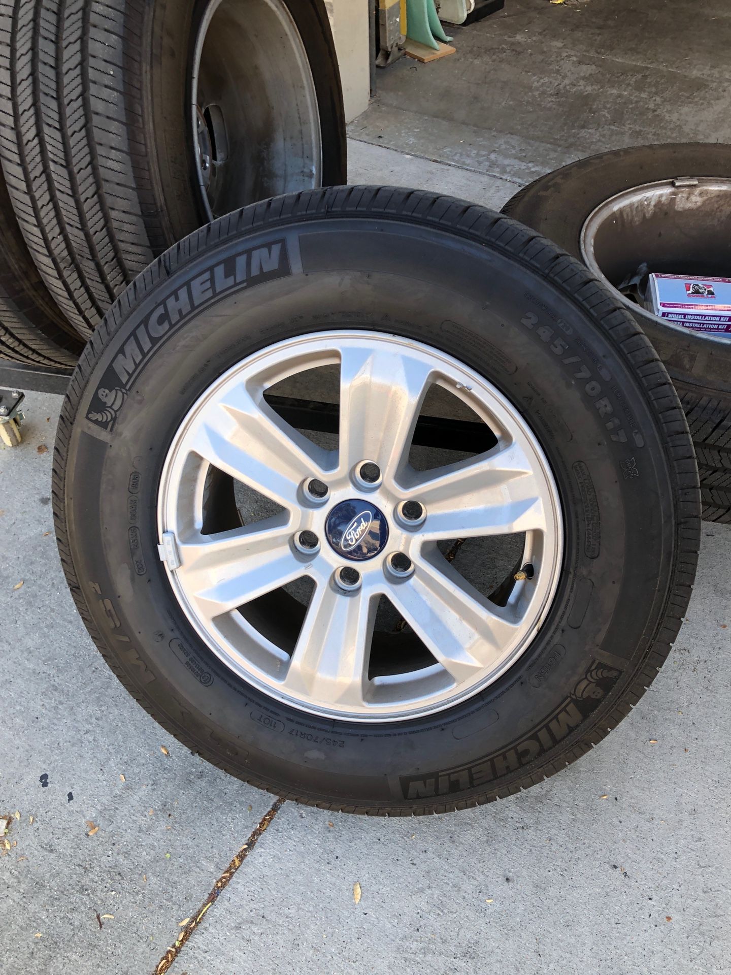 2019 F-150 17” rims and tires