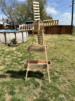 Cedar Windmill Planter Box
