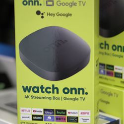 onn Android TV 4K UHD Streaming Device with Voice Remote Control & HDMI Cable 