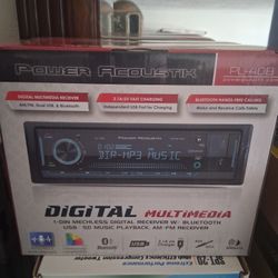 Power Acoustik Bluetooth Car Stereo Brand New In The Box 