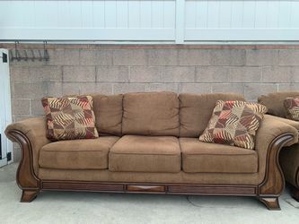Sofa set-brown