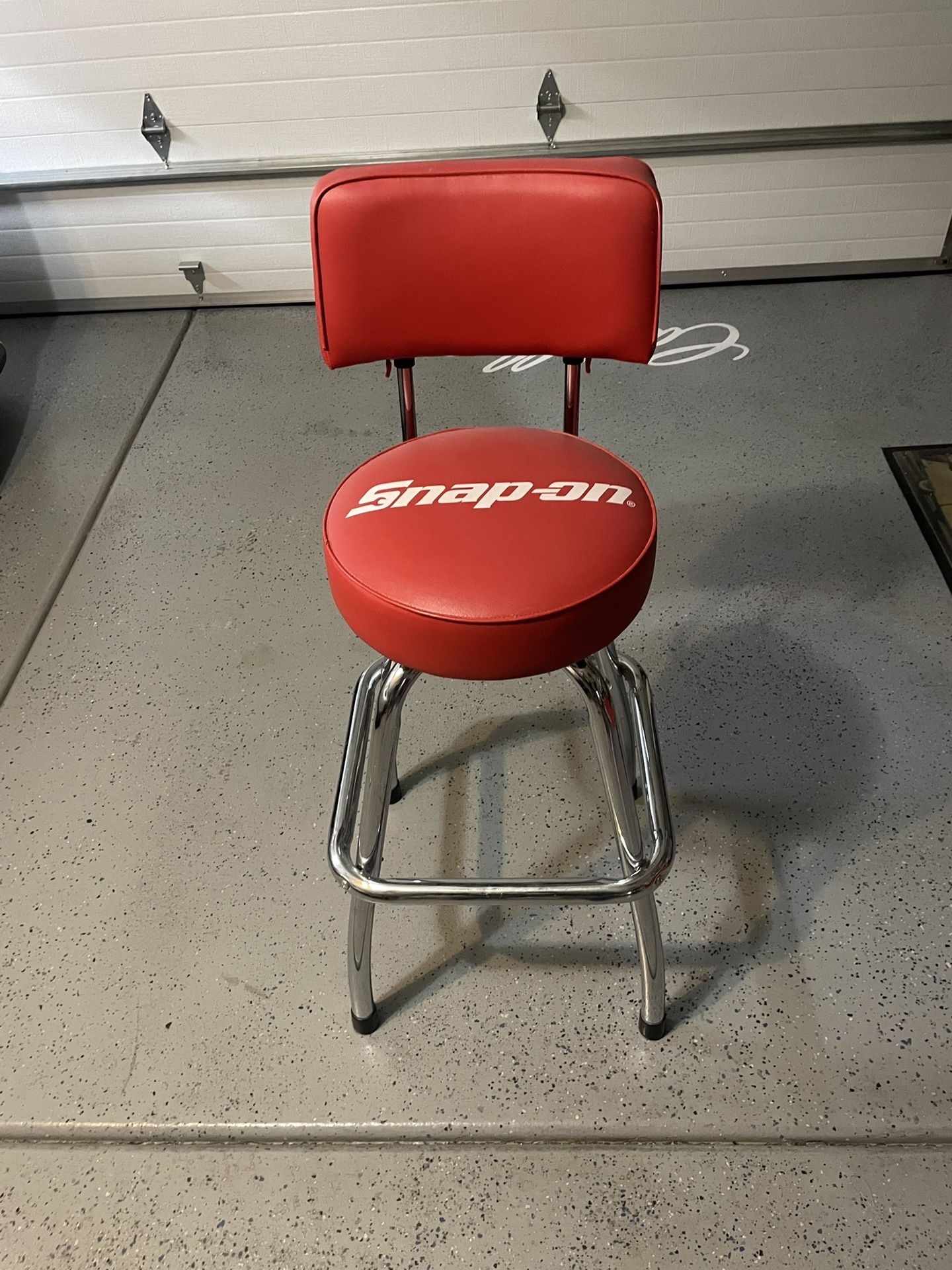 Snap On Tools Technician Stool Adjustable Back Rest