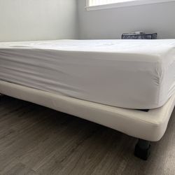 Queen Bed Frame & Mattress