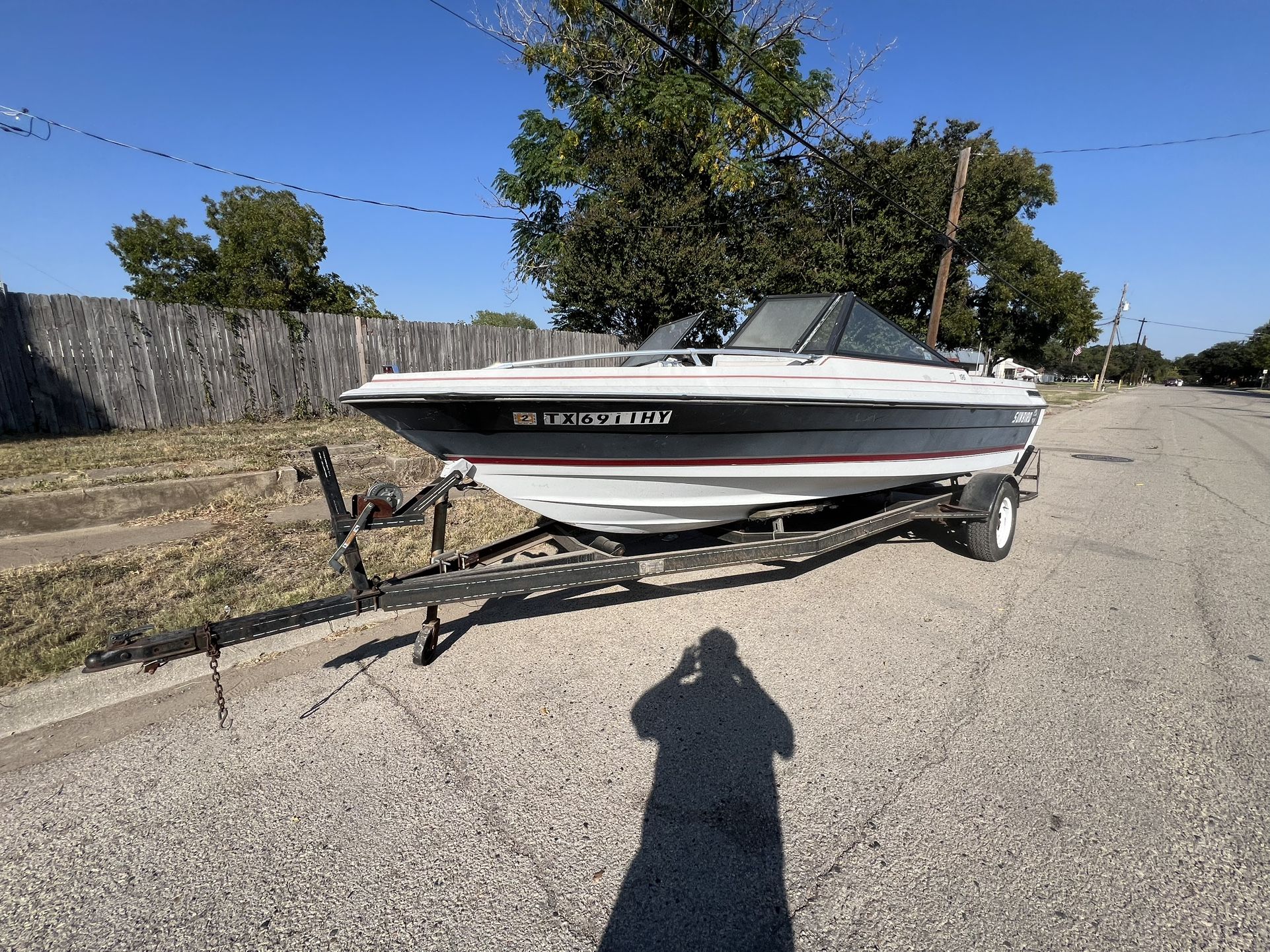 Trailer with the boat for Sale in Dallas, TX OfferUp