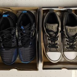 Boys Shoes Big Kids Adidas Converse All Star LOT SIZE 5y