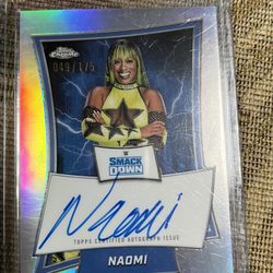 Naomi WWE Card Auto