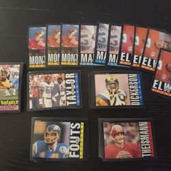 1985 Topps Football Cards - John Elway