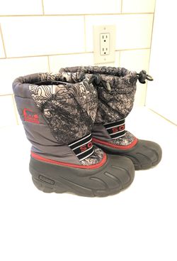 Sorel kids snow boots size 13