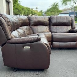 🛋️ Sofa/Couch Sectional - Recliners - Brown - Delivery Available 🚛