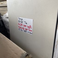 Beige Tile 12”x24” Sale!!