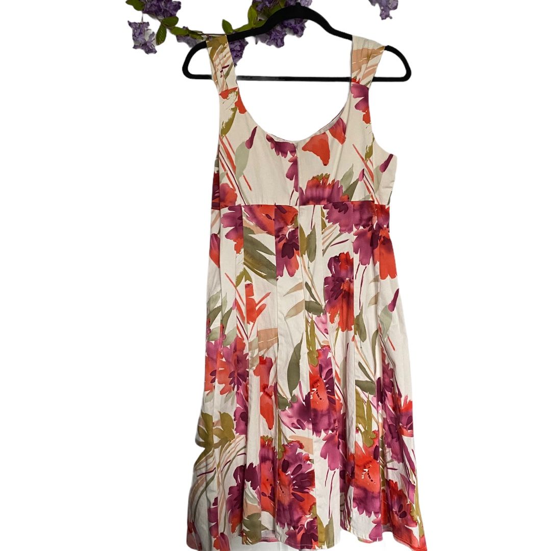 Dress Barn floral print a-line dress